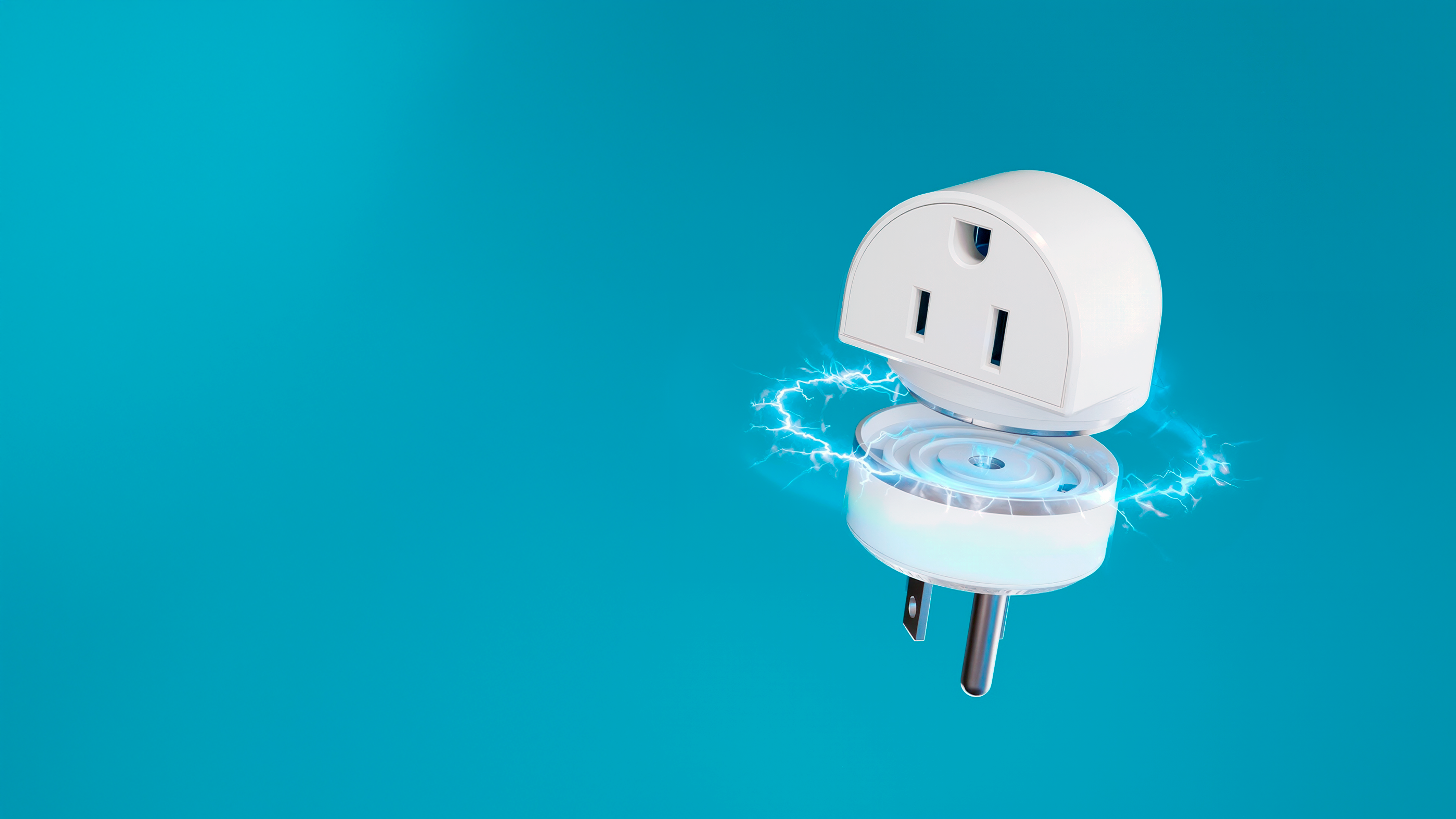 Magnetic Plug separado en sus dos piezas mediante el acople magnético